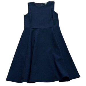 Lauren Ralph Lauren Navy Ponte Fit and Flare Sleeveless Dress - Size 12